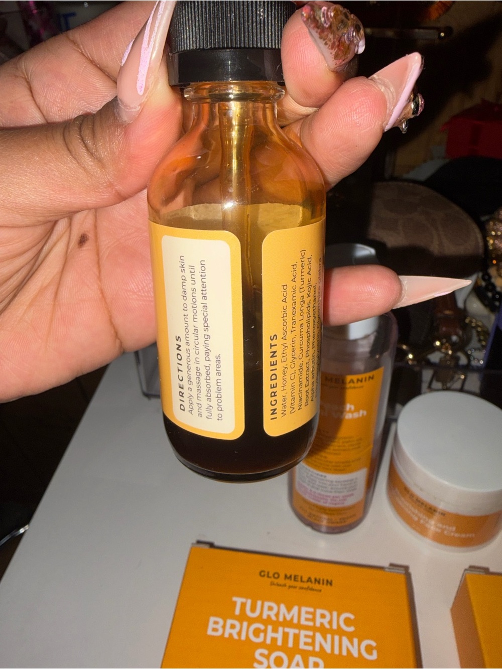 Glo Melanin Turmeric Brightening Soap BUNDLE - Picture 3 of 6